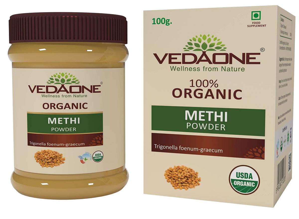 Vedaone USDA Organic Methi Powder 100g 49093 USA