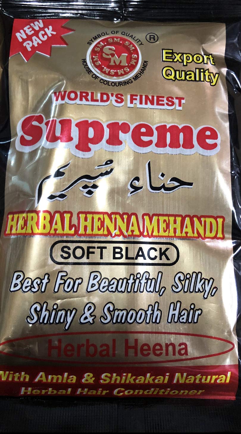 Supreme Herbal Henna- Soft Black 150 gms