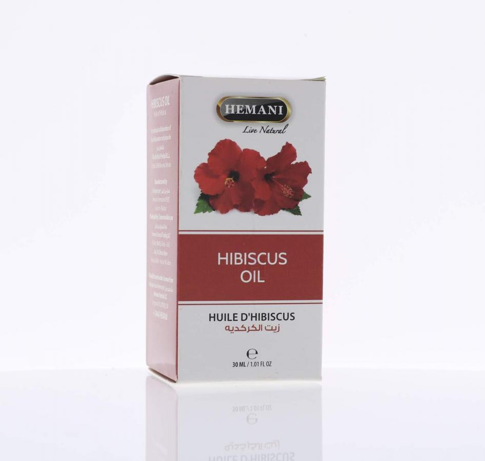 Hemani Hibiscus 100% Natural Cold Pressed Halal Essential Oil - 30ml Hemani Hibiscus 100% Natural Cold Pressed Halal Essential Oil - 30ml