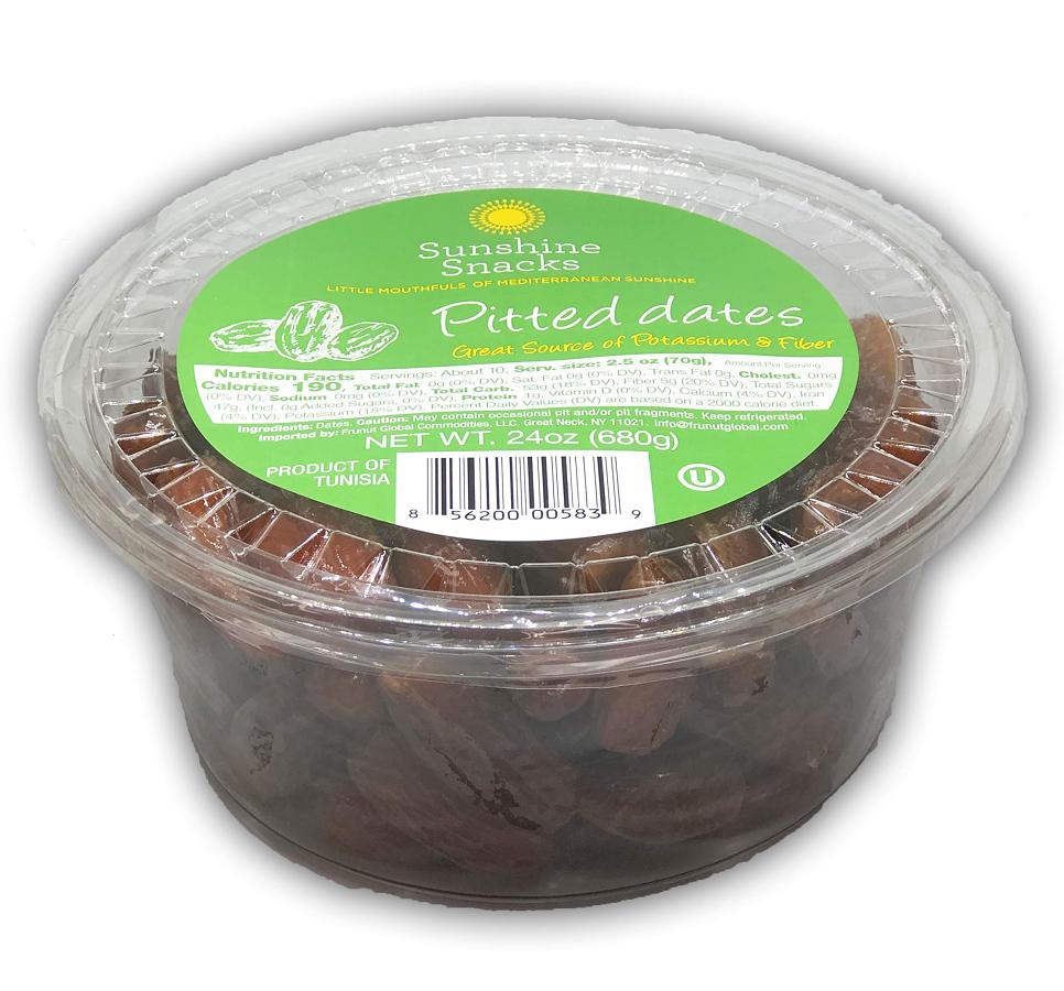 Sunshine Snacks Pitted Dates 24 oz.