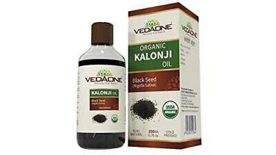 Vedaone USDA Organic Kalonji | Nigella Sativa Black Cumin Seed Oil for Hair Growth - 200ml | Ayurvedic Formula