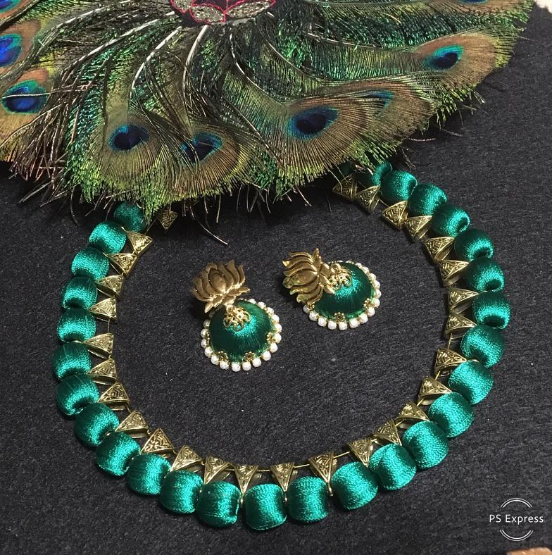 Dainty Boho Crochet Czech Seed Bead Silk Thread Necklace / Wrap Bracelet in  Coral Yellow / GS102-72 - Machu Picchu Jewelry Co.