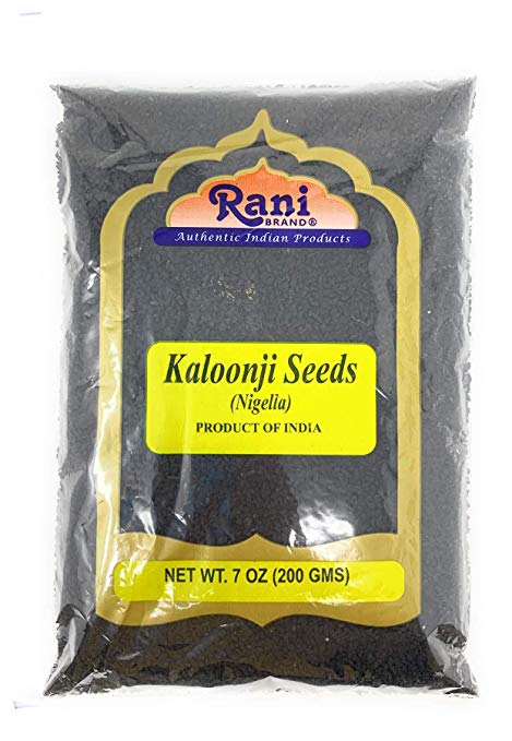 Rani Kalonji (Black Seed, Nigella Sativa, Black Cumin) Seeds 7oz (200g) All Natural Rani Kalonji (Black Seed, Nigella Sativa, Black Cumin) Seeds 7oz (200g) All Natural