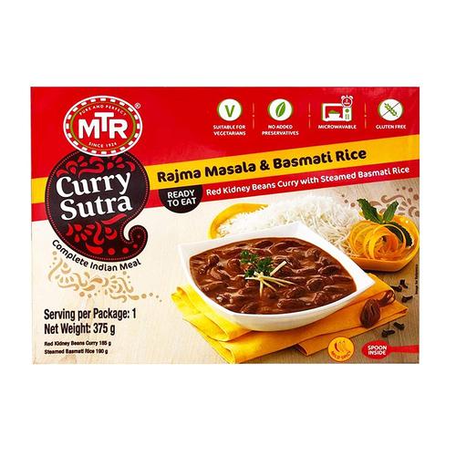 MTR Ready to Eat - Rajma Masala and Basmati Rice 13.22oz(375g) MTR Ready to Eat - Rajma Masala and Basmati Rice 13.22oz(375g)