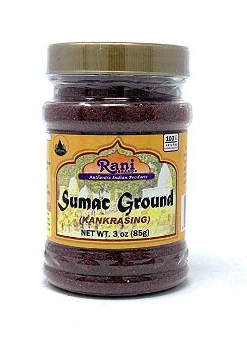 Rani Sumac (Sumak) Spice Ground Powder 3oz (85g) ~ All Natural, Salt-Free | Vegan | No Colors | Gluten Free Ingredients | NON-GMO Rani Sumac (Sumak) Spice Ground Powder 3oz (85g) ~ All Natural, Salt-Free | Vegan | No Colors | Gluten Free Ingredients | NON-GMO