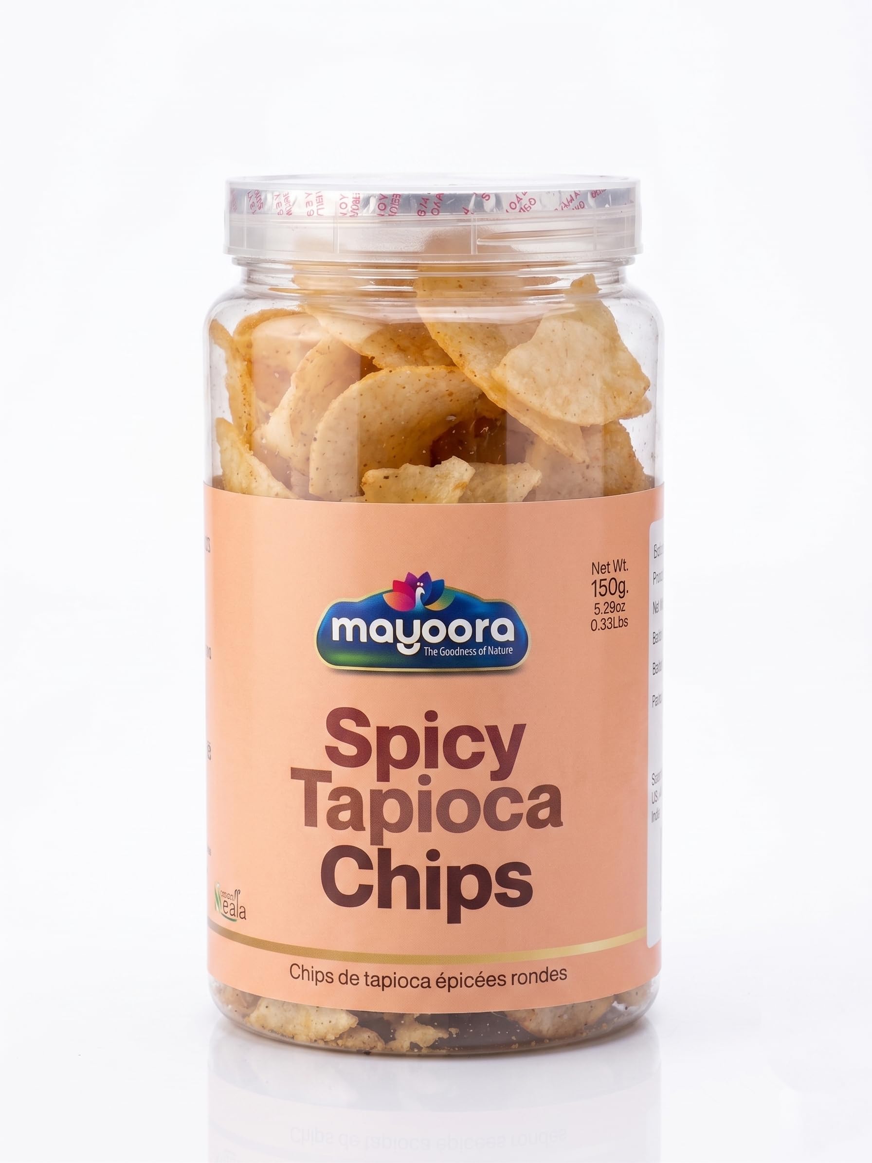 Mayoora Authentic Kerala Snacks Variety ? Tapioca Chips 150g Indian Snack