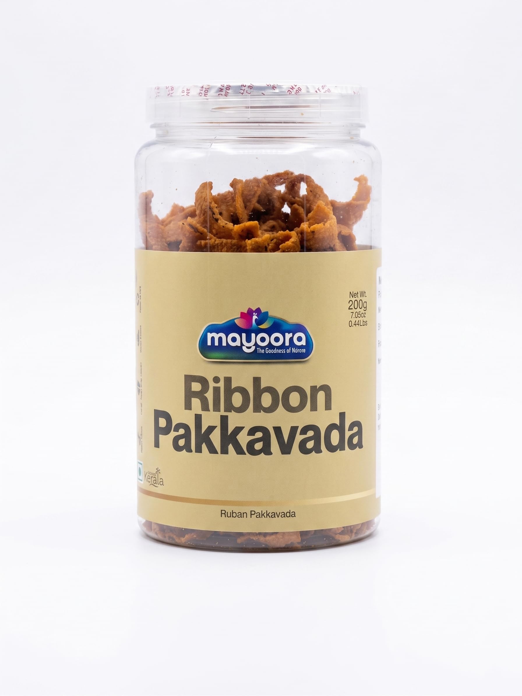 Mayoora Authentic Kerala Snacks Variety ? Ribbon Pakkavada 200g Indian Snack