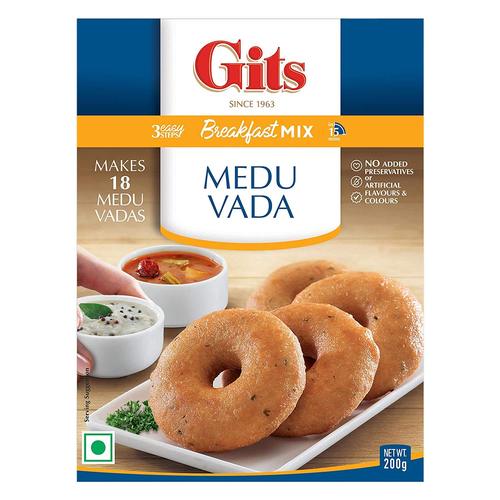 Gits Medu Vada Instant Breakfast Mix, 200g	