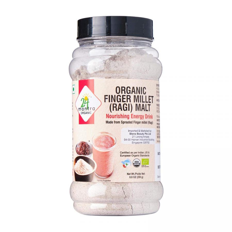 24 Mantra Organic Finger Millet (Ragi) Malt drink 250 gns