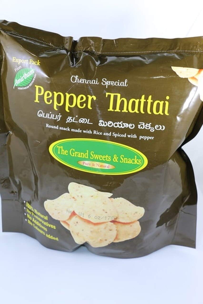 Amirtham Chennai Special Pepper Thattai 6 oz