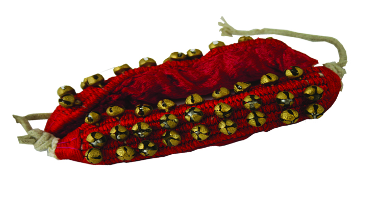Traditional Design Indian Dance Ghungroo / Ankle Bells 3 LINES / 1 Pair