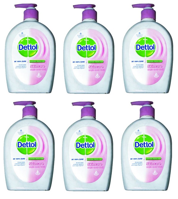 Dettol Skincare 200ml x 3 phBalance Handwash Soap Daily Hygiene 40893