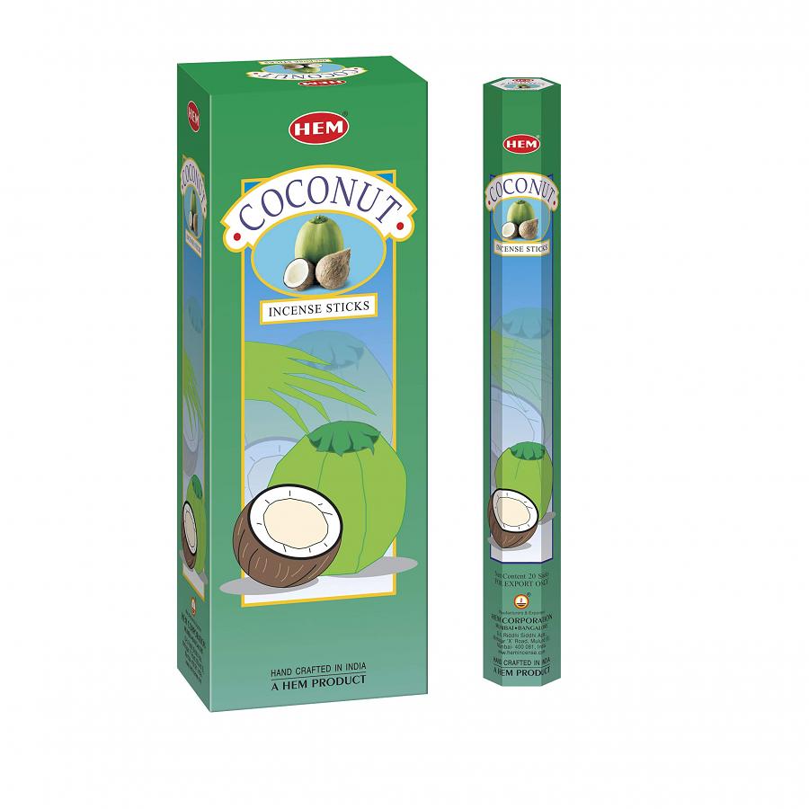 Hem Coconut 6 pks of 20 sticks