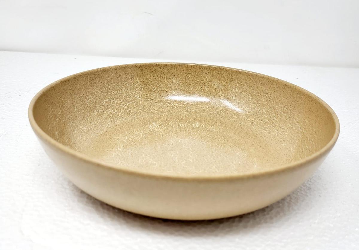 Vintage Ellingers Agatized Wooden Bowl Size 76