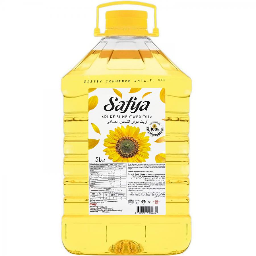 Safya Pure Sunflower Oil 5 Litre 45239 Buy Cooking Oil Online
