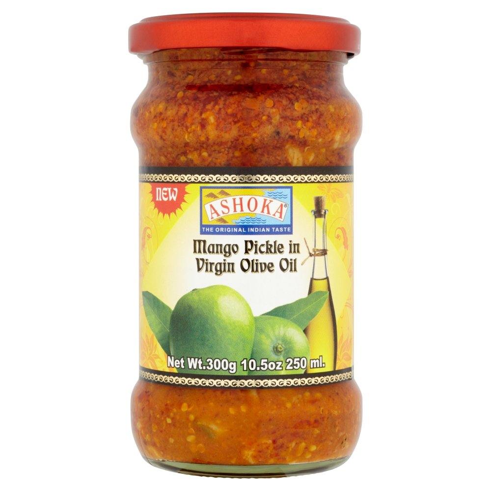 Ashoka Mango Pickle In Olive Oil 300 gms 45040 USA