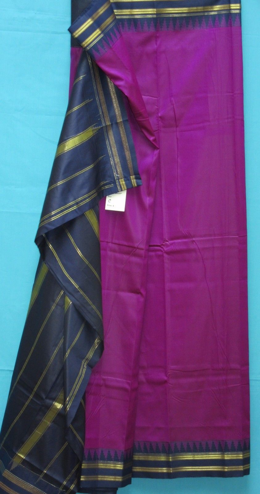 Exclusive Silk Kanjiwaram Cocktail Evening Wear Sari Exclusive Silk Kanjiwaram Cocktail Evening Wear Sari