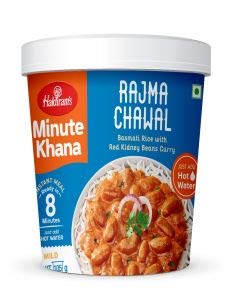 Haldiram's Minute Khana Ready to Eat 105 g (Rajma Chawal, Pack of 1) Haldiram's Minute Khana Ready to Eat 105 g (Rajma Chawal, Pack of 1)