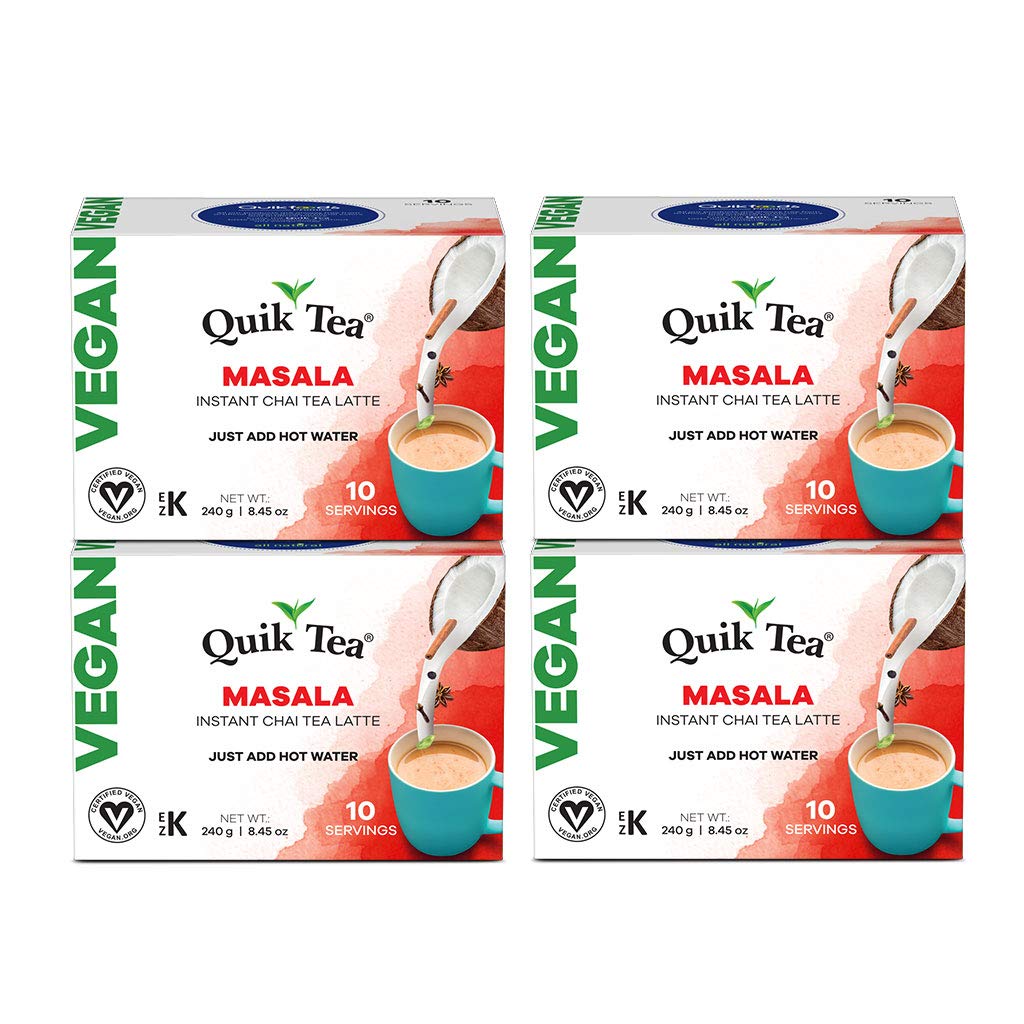 QuikTea Vegan Masala Chai Tea Latte - 40 Count