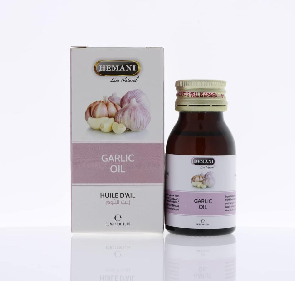 Hemani Garlic 100% Natural Cold Pressed Halal Essential Oil - 30ml Hemani Garlic 100% Natural Cold Pressed Halal Essential Oil - 30ml