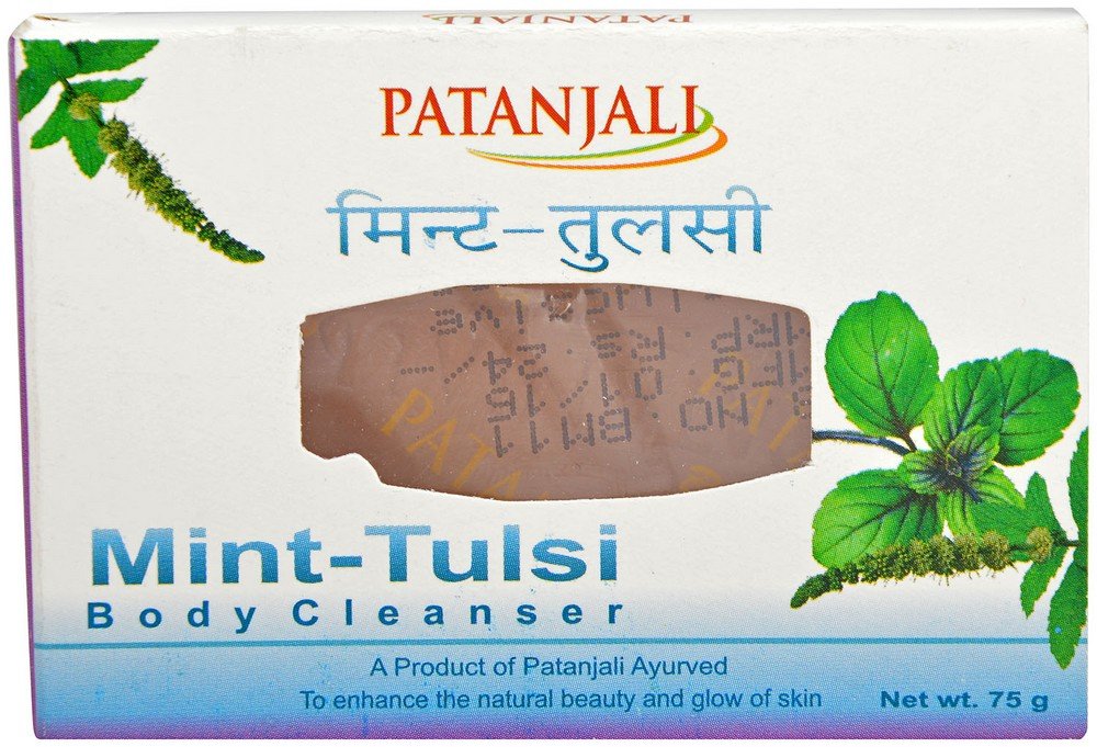 Patanjali Body Cleanser Soap- Mint & Tulsi 75 gms