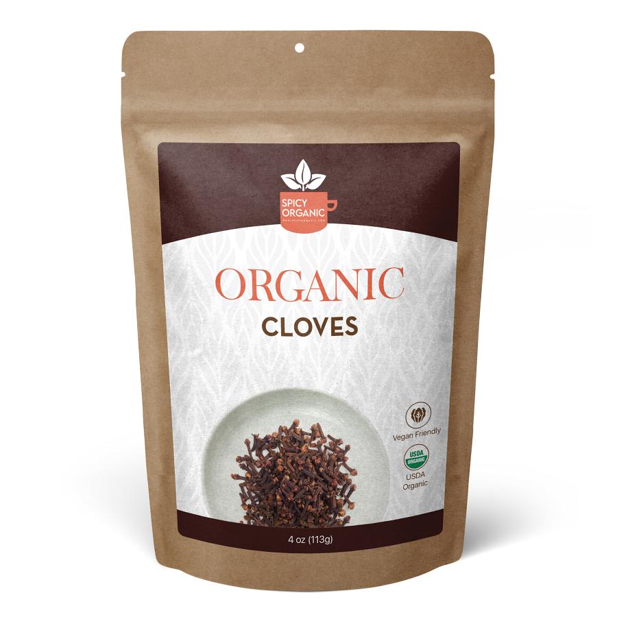 Organic Clove Whole - Organic Ground Cloves - 4 OZ