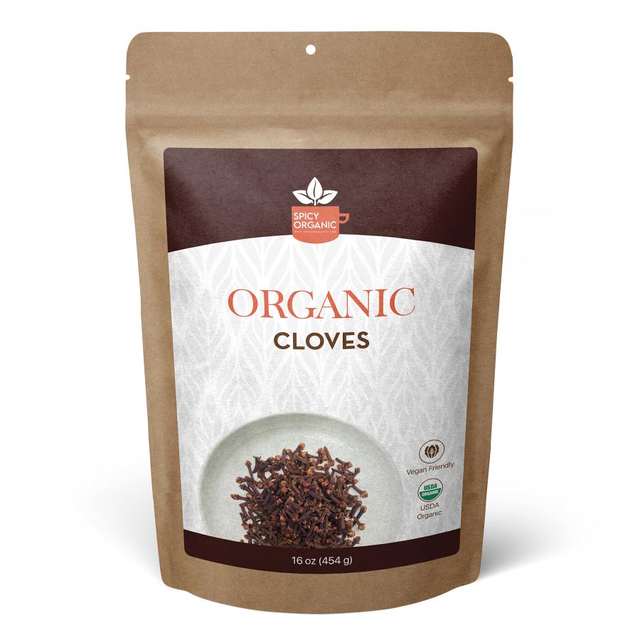 Organic Clove Whole - Organic Ground Cloves - 16 OZ