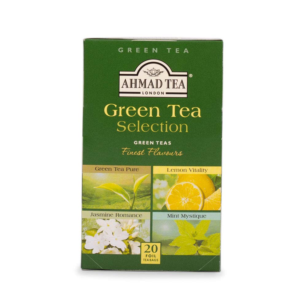 Ahmad Tea Green Tea Selection 20 foil teabags 46438 Buy Indian Tea