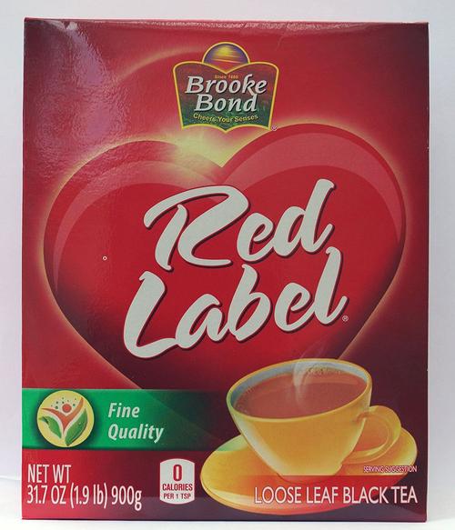 Brooke Bond Red Label Loose Leaf Black Tea, 31.7oz (1.9 lb) 900 Gram - Unil