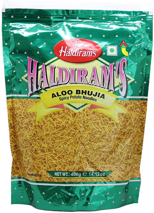 Haldiram's Aloo Bhujia, Alu Bhujia 14Oz,(400g)