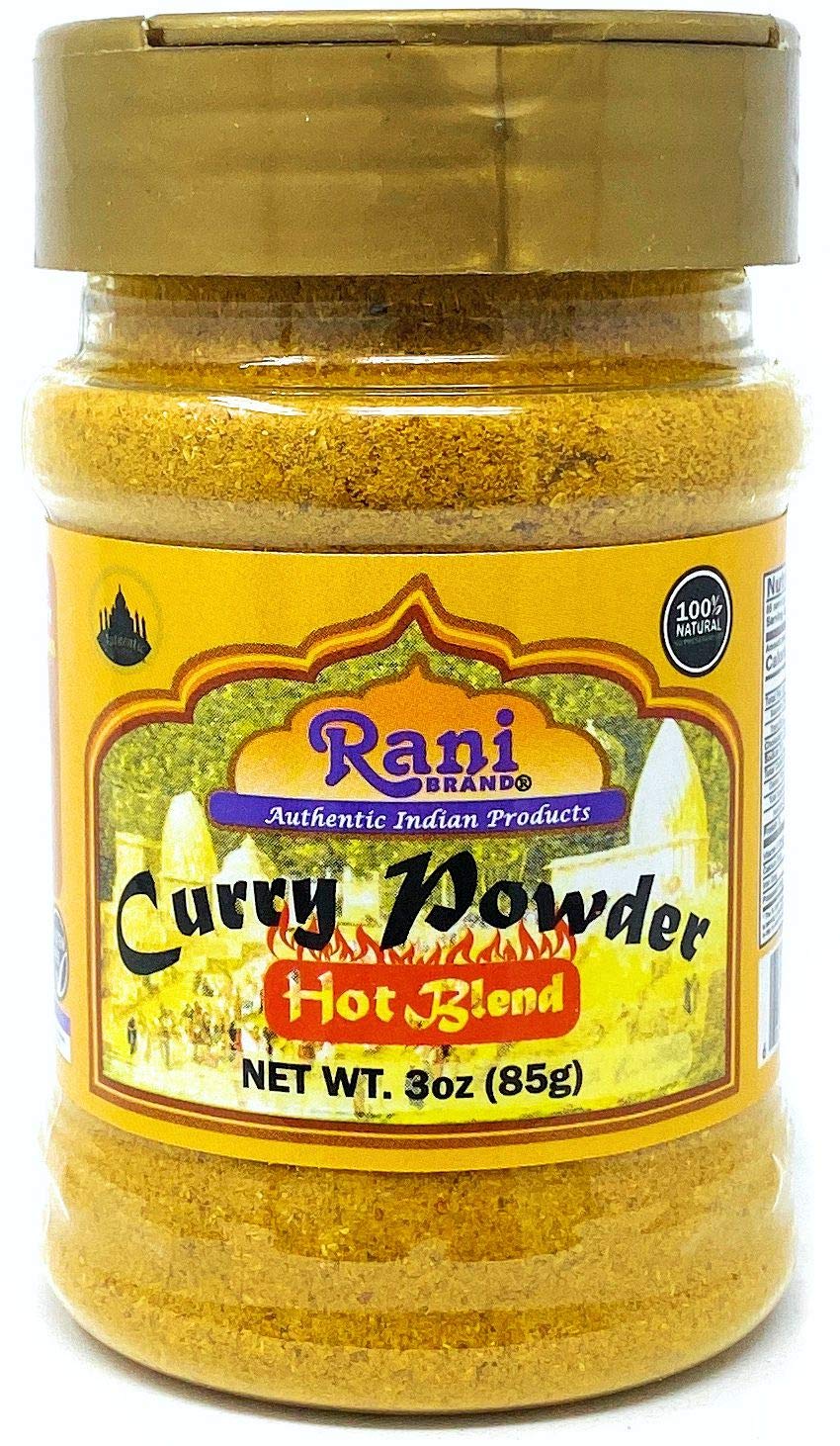 Rani Curry Powder Hot Natural 11-Spice Blend 85g (3oz) ~ Salt Free | Vegan | Gluten Free Ingredients | NON-GMO… Rani Curry Powder Hot Natural 11-Spice Blend 85g (3oz) ~ Salt Free | Vegan | Gluten Free Ingredients | NON-GMO…