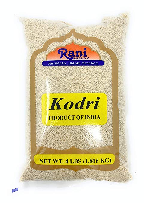 Rani Kodri (Polished Kodo Millet Seeds) Ancient Grains 4lbs (64oz) 1.81kg