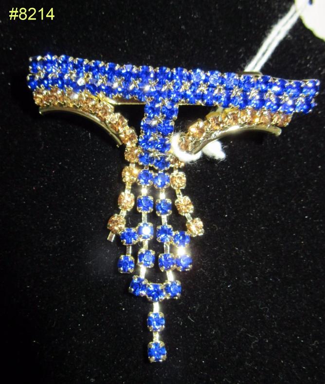 Assorted Design Indian Sari Pin, Crystal Zircon Brooch Pin Assorted Design Indian Sari Pin, Crystal Zircon Brooch Pin