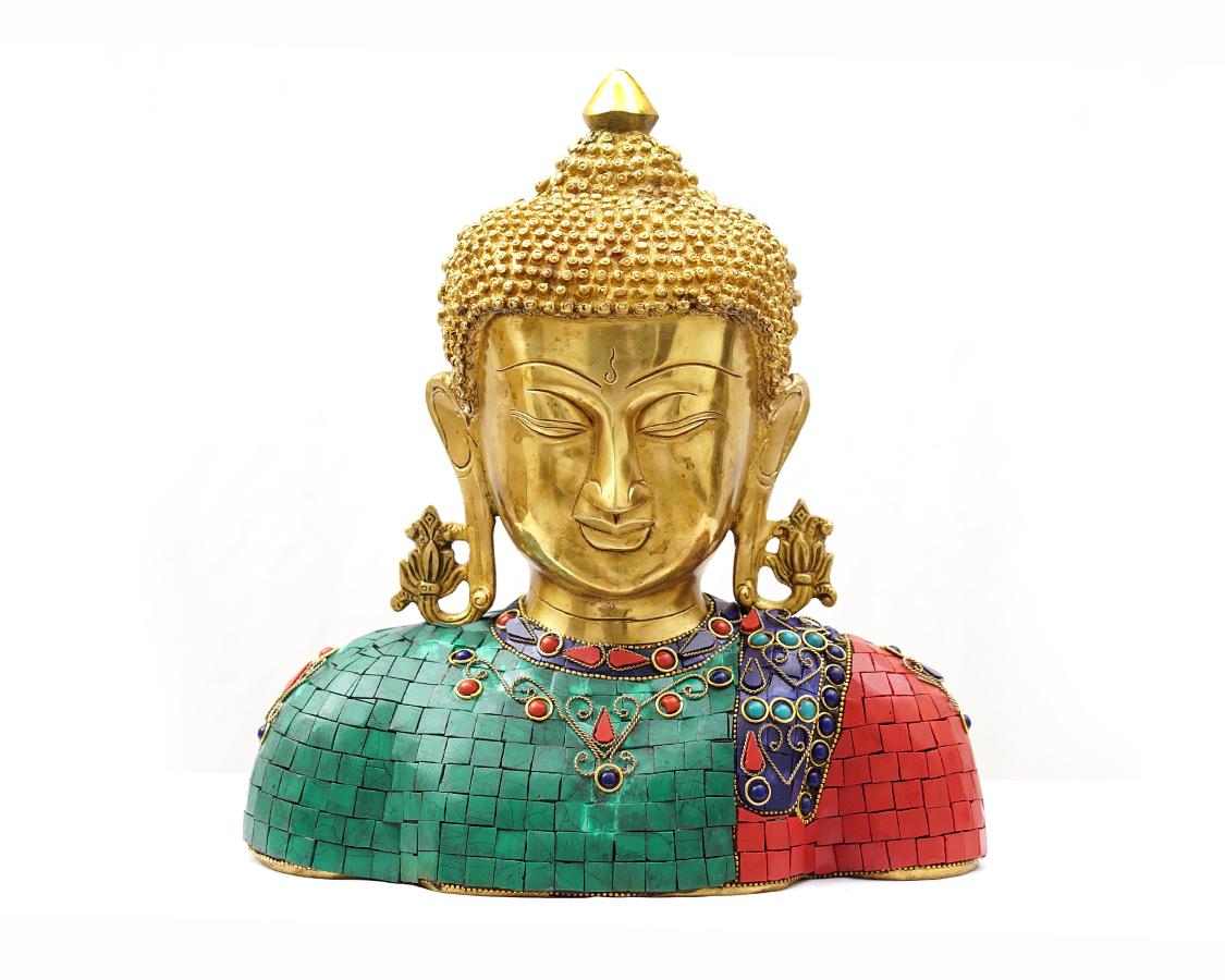 Lord Buddha Brass Statue - Buddha Idol for Garden Decor, Puja, Home Mandirs, Gifts, Showpiece 4 X 10 X 9.5 In Lord Buddha Brass Statue - Buddha Idol for Garden Decor, Puja, Home Mandirs, Gifts, Showpiece 4 X 10 X 9.5 In