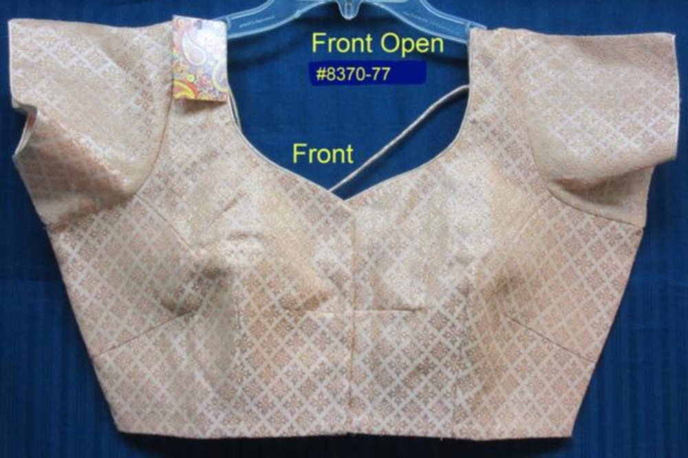 Copper Gold Brocade Blouse. S/M/L & Plus Size Stitched Choli Copper Gold Brocade Blouse. S/M/L & Plus Size Stitched Choli