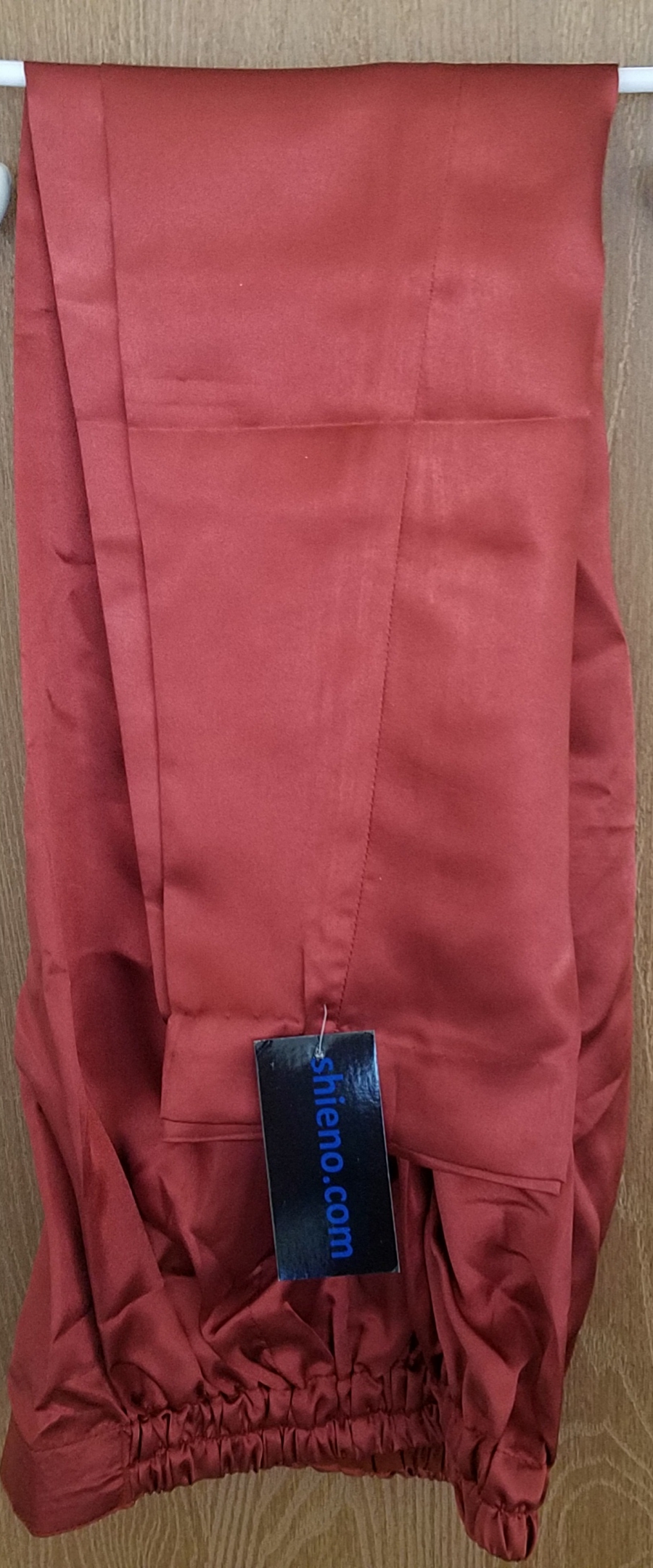 Pants Rust Satin Silk Ankle Length Trouser Palazzo Pencil Pants #8399 61331