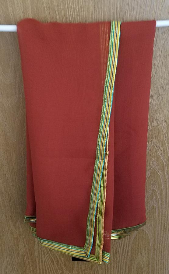 Dupatta Scarf Fancy Green Georgette Dupatta #8399 61334