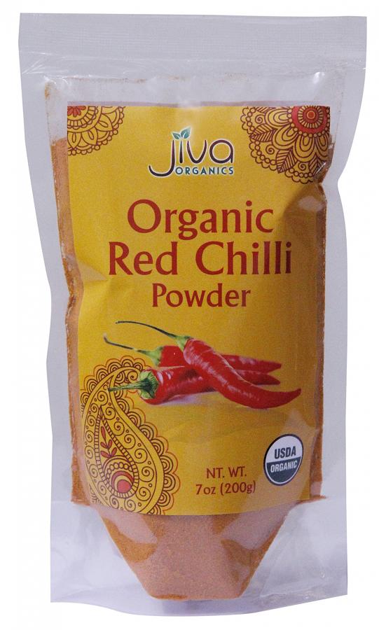 Jiva Organic Red Chilli Powder 7 Oz