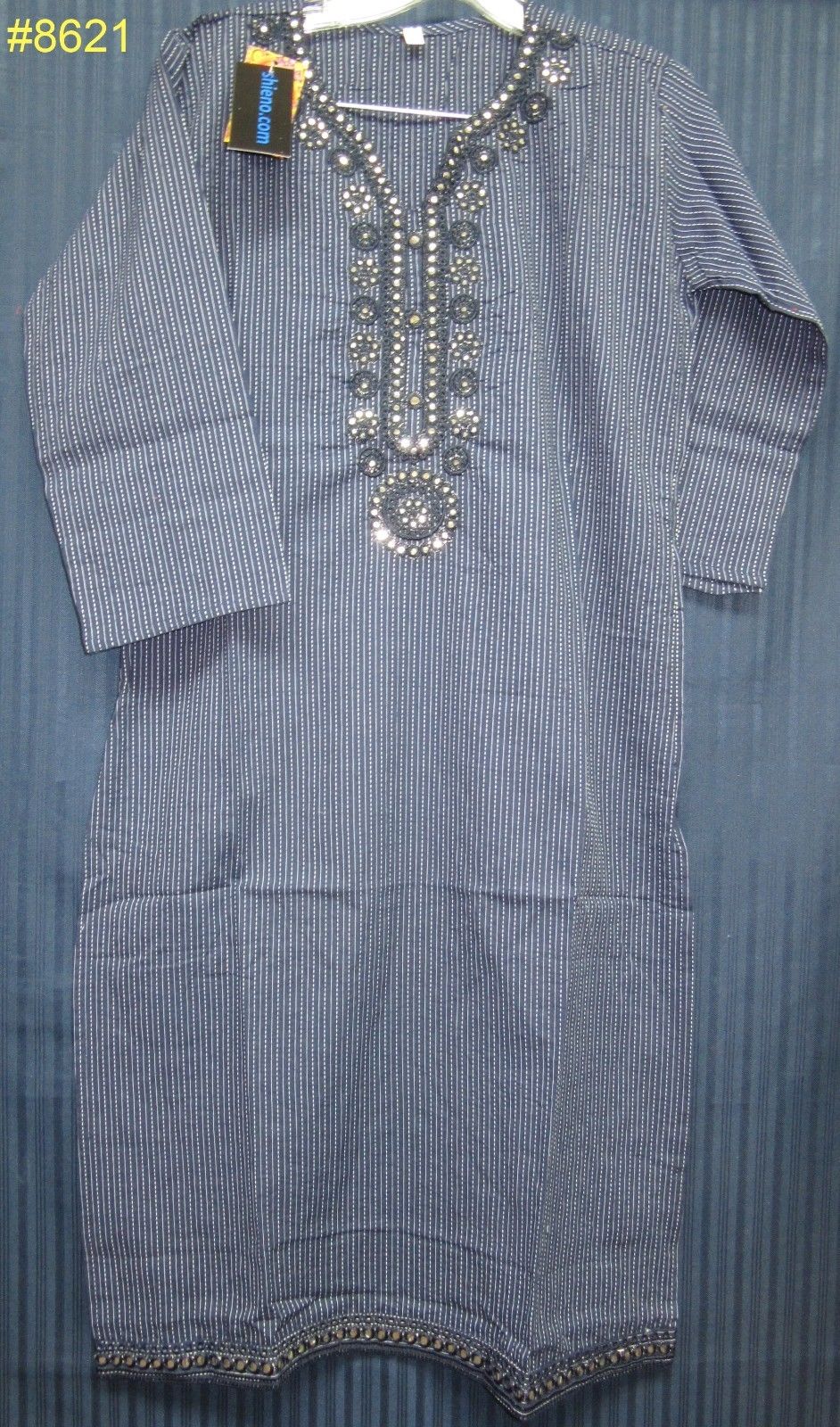 Cotton Embroidered Kurti, Career Wear Small Medium Size Tunic Cotton Embroidered Kurti, Career Wear Small Medium Size Tunic