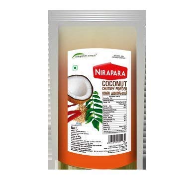 NIRAPARA Coconut Chutney powder 200 gms