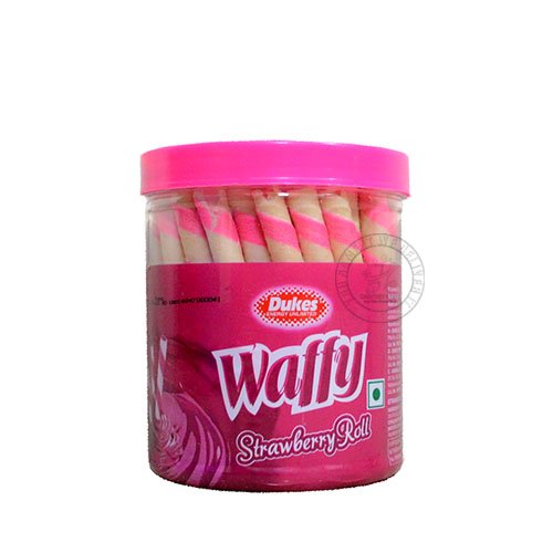 Duke's Waffy-strawberry Wafer Roll 250 gms