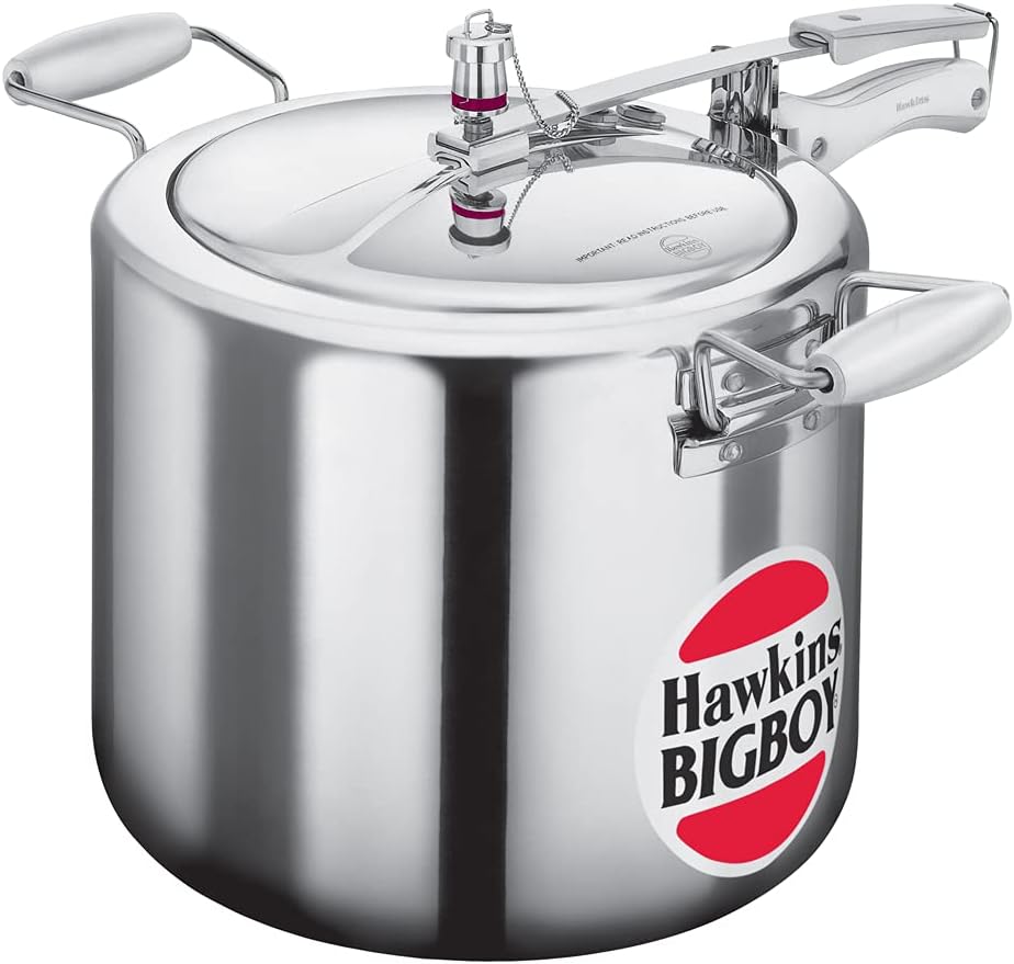 18 Ltrs Large Hawkins Bigboy Jumbo Commercial Aluminium Pressure Cooker 18 Ltrs Large Hawkins Bigboy Jumbo Commercial Aluminium Pressure Cooker