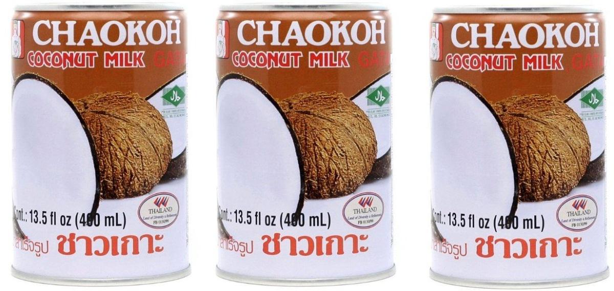 Chaokoh Coconut Milk 3 - 13.5 fl oz cans