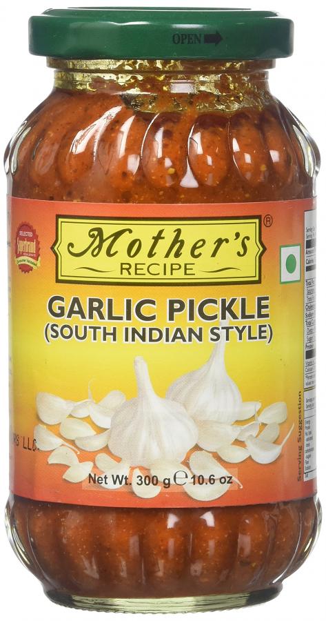 Mother's Recipe Garlic Pickle -S. Indian style 300 gms