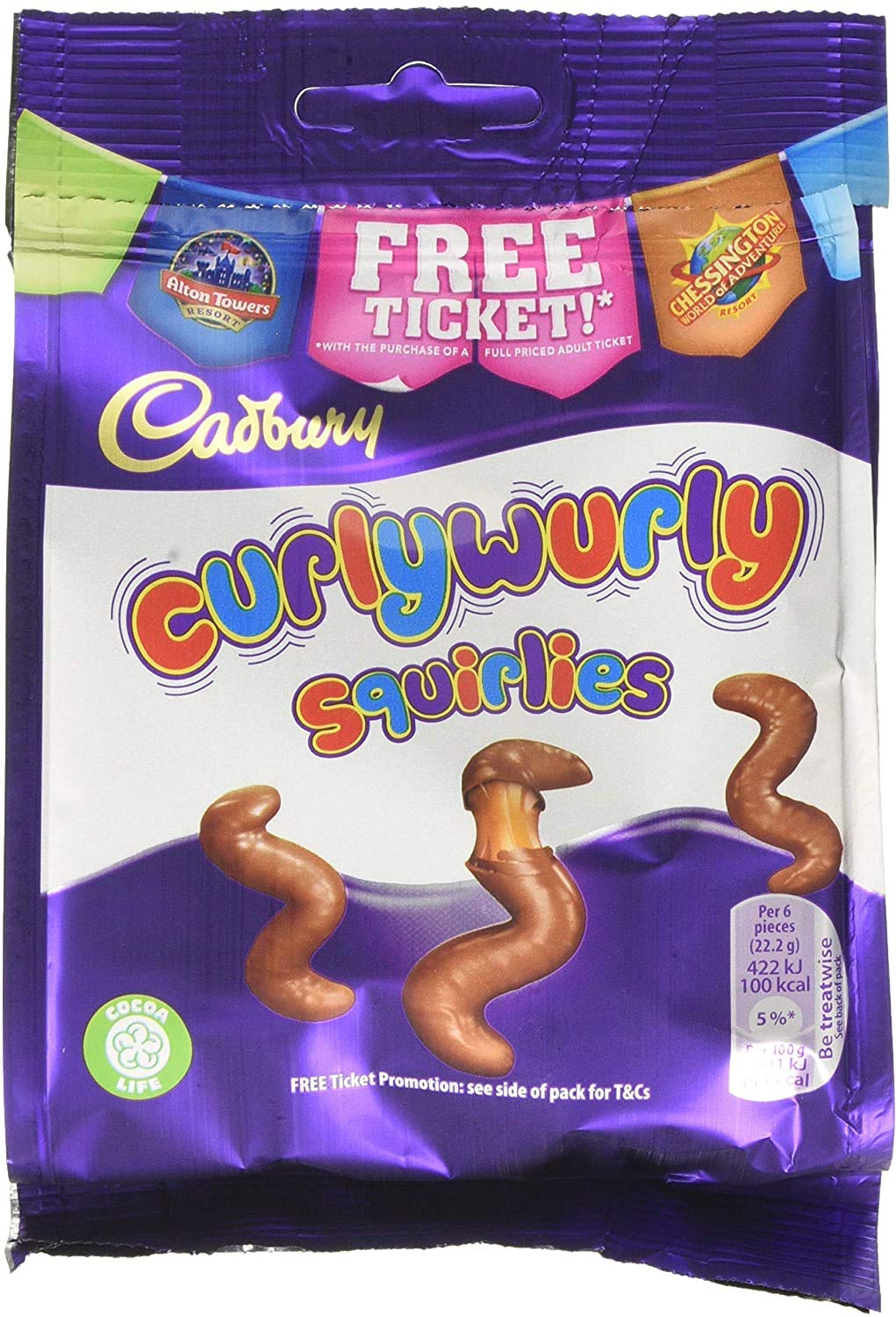 Cadbury Curlywurly Squirlies 95gm x 10