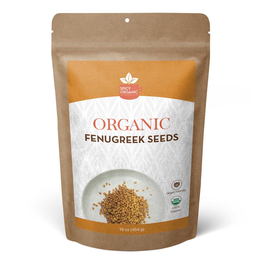 Organic Fenugreek Seeds - Fenugreek Seeds For Hair Growth - 16 OZ Organic Fenugreek Seeds - Fenugreek Seeds For Hair Growth - 16 OZ
