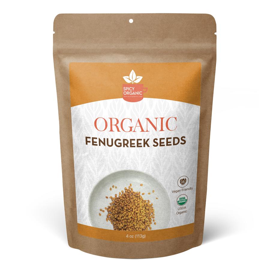 Organic Fenugreek Seeds - Fenugreek Seeds For Hair Growth - 4 OZ Organic Fenugreek Seeds - Fenugreek Seeds For Hair Growth - 4 OZ