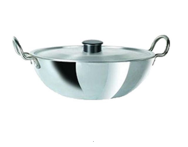 Aluminum Kadhai with Lid 10.5" to 12" - 1 Pc