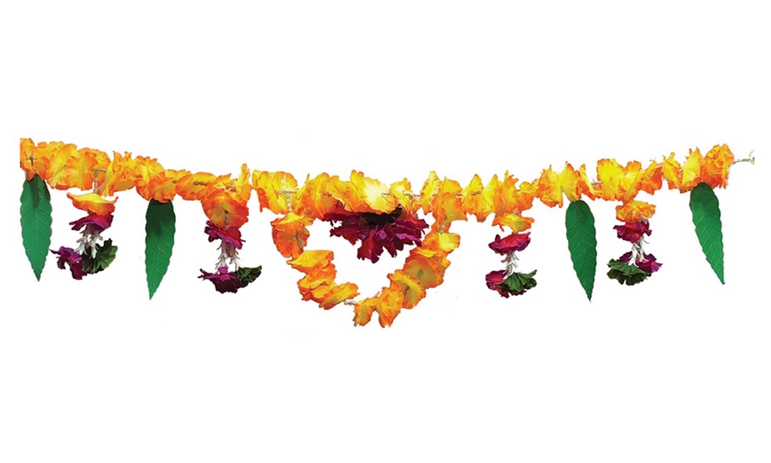 Artificial Flowers Door Hanging Garland / Toran  / Diwali Decor 36"