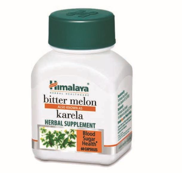 3 Bottles X 60 Capsules Himalaya Bitter Melon/Karela for Blood Sugar Health
